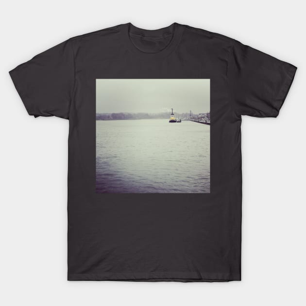 Waterford Harbour in waterford, Ireland T-Shirt by Thepurplepig